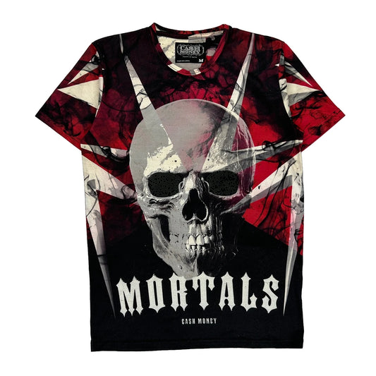 Mortals Cash Money Graphic T-Shirt - Medium Multicoloured Polyester
