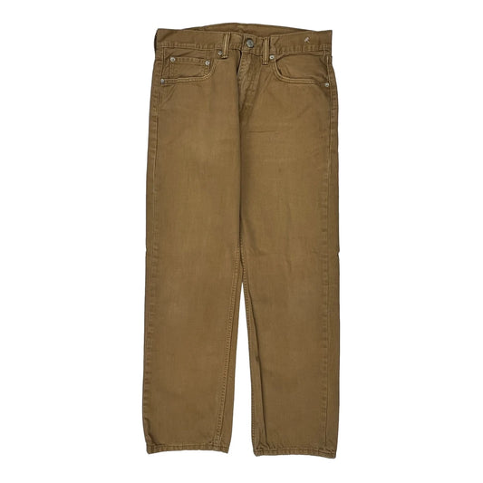 Levis Trousers - 32W 30L Brown Cotton