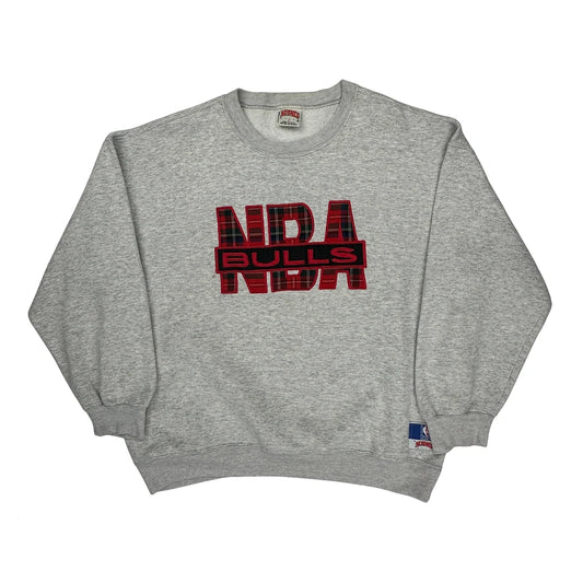 Chicago Bulls Nutmeg Nba Sweatshirt - XL Gray Cotton