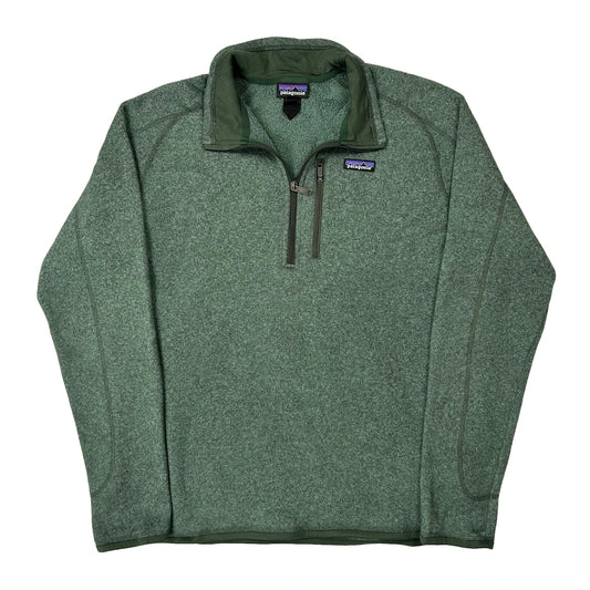 Vintage Patagonia Fleece - XL Green Polyester