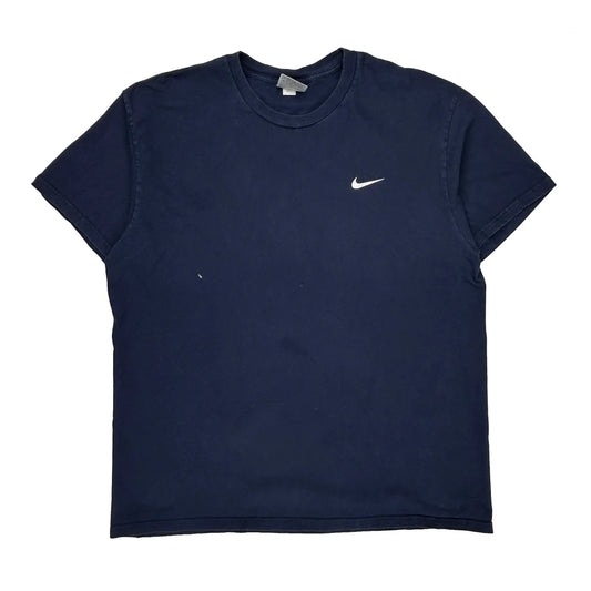 Vintage Nike T-Shirt - XL Navy Cotton