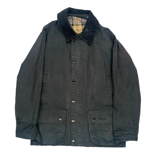 Lightweight Bedale Barbour Wax Jacket - Small Black Cotton