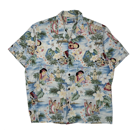 Rjc Floral Hawaiian Shirt - XL Multicoloured Cotton