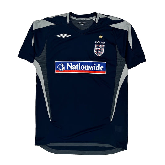 England Umbro 2005-06 Training Football Shirt - XL Navy Polyester