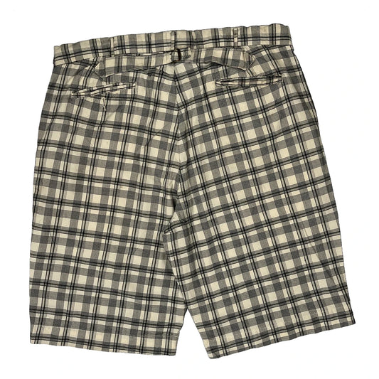 Polo By Ralph Lauren Checked Shorts - 34W 9L Grey Cotton