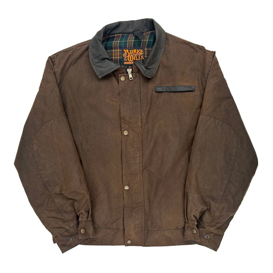 Burke & Wills Jacket - XL Brown Cotton