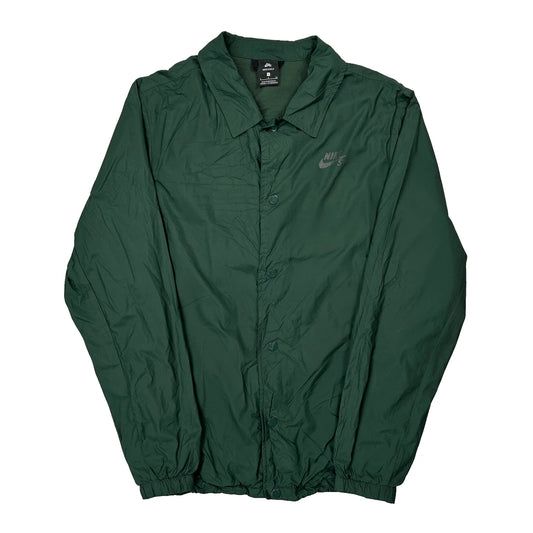 Nike Sb Windbreaker - Small Green Polyester