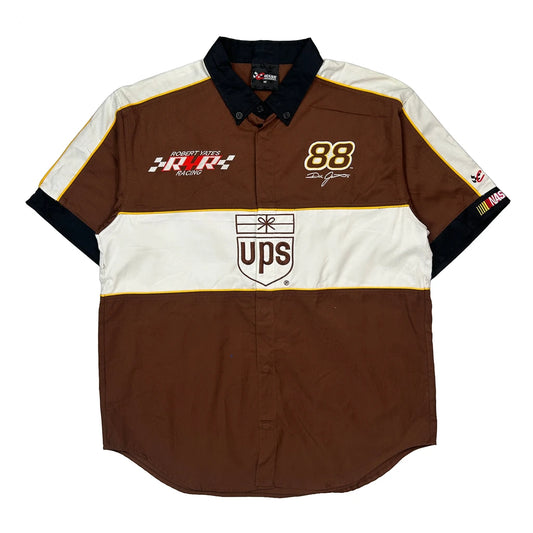 Robert Yates Racing Chase Authentics Nascar Shirt - Medium Brown Cotton