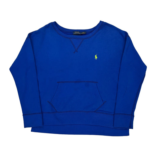 Polo By Ralph Lauren Sweatshirt - Medium Blue Cotton