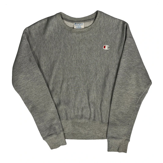 Reverse Weave Champion Sweatshirt - XS Gray Cotton
