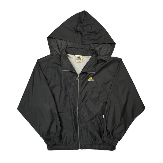 Vintage Adidas Windbreaker - XL Black Polyester