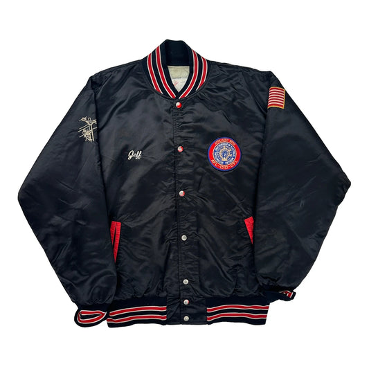 Ibew Local 827 Unbranded Varsity Jacket - Large Red Polyester