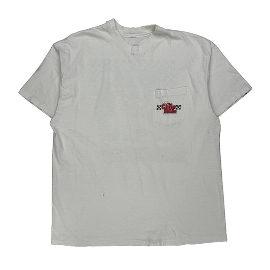 Cow Print Design Unbranded Graphic T-Shirt - Large White Cotton