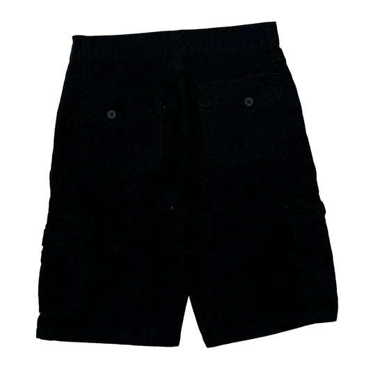 Southpole Cargo Shorts - 29W 11L Black Cotton