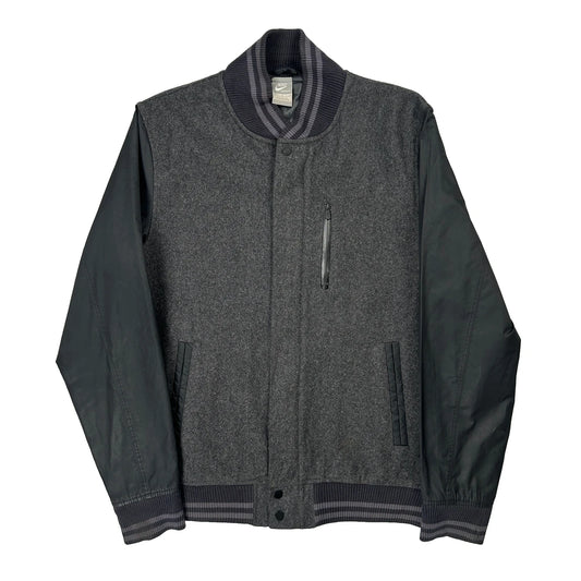 Nike Varsity Jacket - Medium Grey Polyester