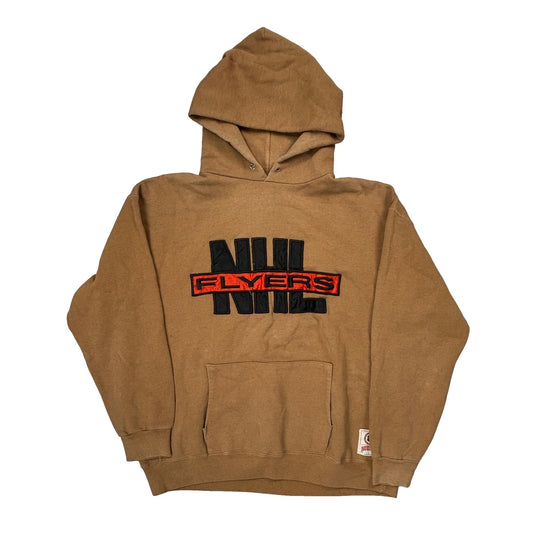 Made In USA Flyers Nutmeg Hoodie - Large Brown Cotton