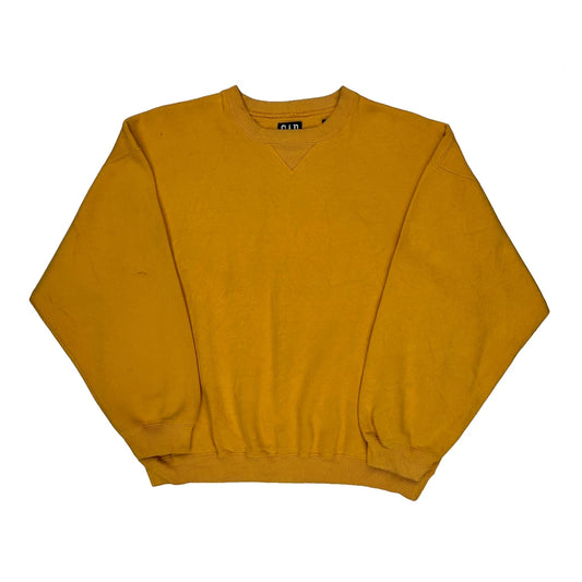 Blank Gap Sweatshirt - Large Yellow Cotton