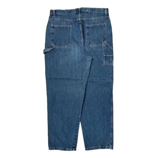 Cherokee Carpenter Jeans - 33W UK 16 Blue Cotton