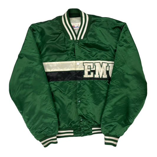 Vintage Emu Speedline College Varsity Jacket - XL Green Polyester