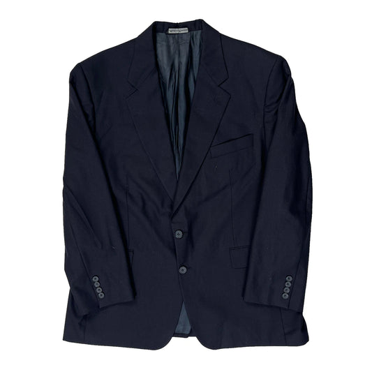 Made In Canada Aquascutum Blazer - Large Navy Wool Blend