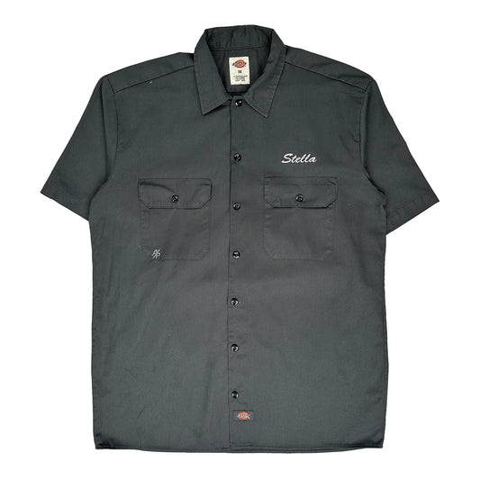 Dickies Short Sleeve Shirt - Medium Grey Polyester Blend