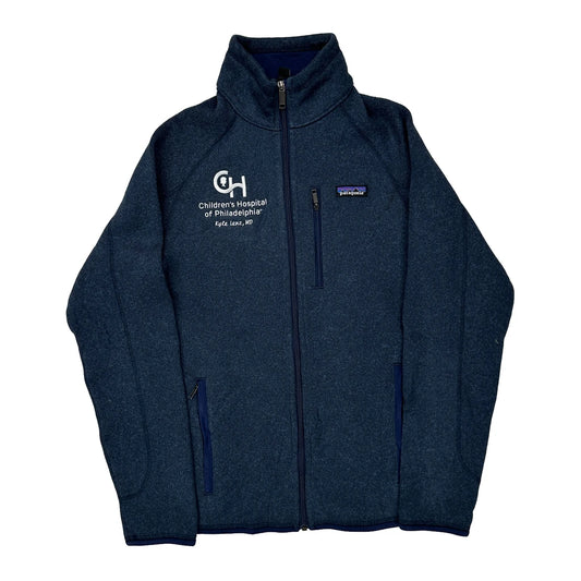 Patagonia Fleece Jacket - Medium Blue Polyester