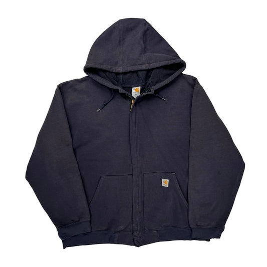 Carhartt Hoodie - XL Navy Cotton Blend
