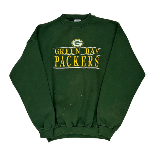Green Bay Packers Logo 7 Nfl Sweatshirt - Large Green Cotton