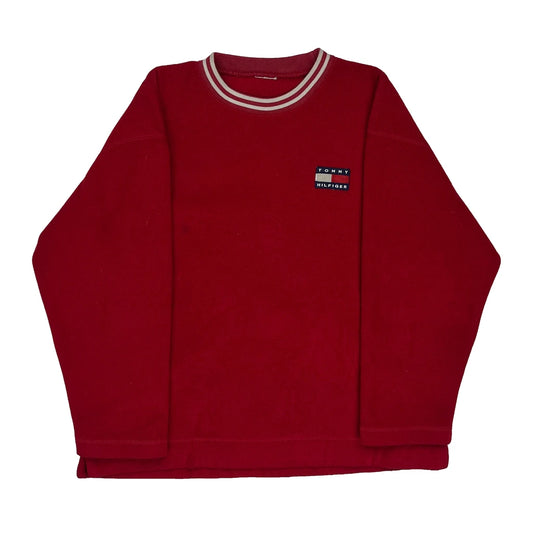 Tommy Hilfiger Fleece - Medium Red Cotton