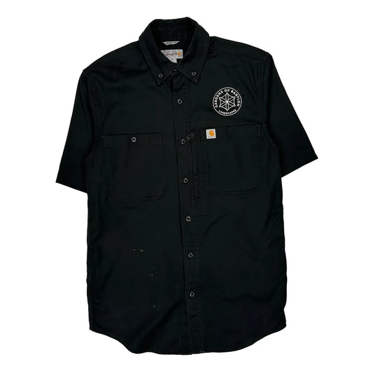 Carhartt Short Sleeve Shirt - Small Black Cotton