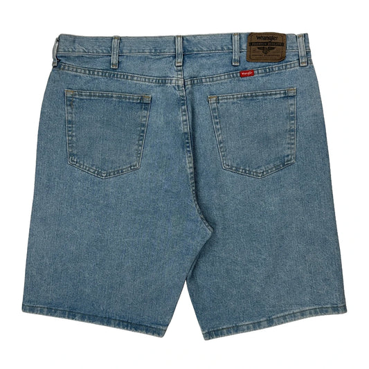 Wrangler Denim Shorts - 38W 9L Light Wash Denim