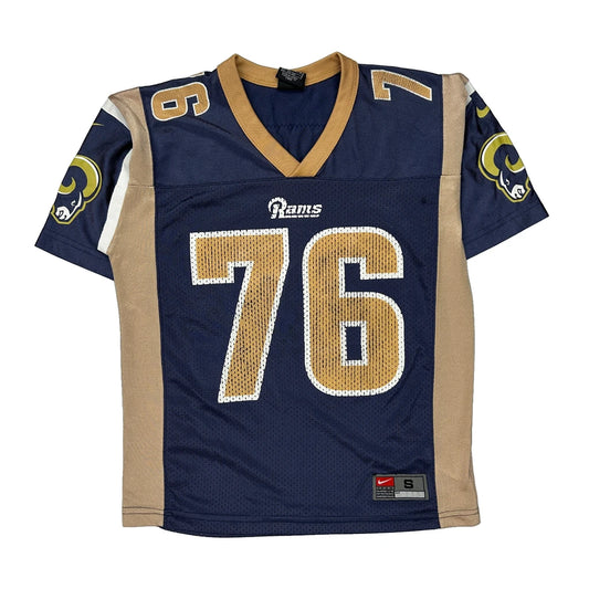 Age 10 Nike Football Jersey - Small Blue Polyester