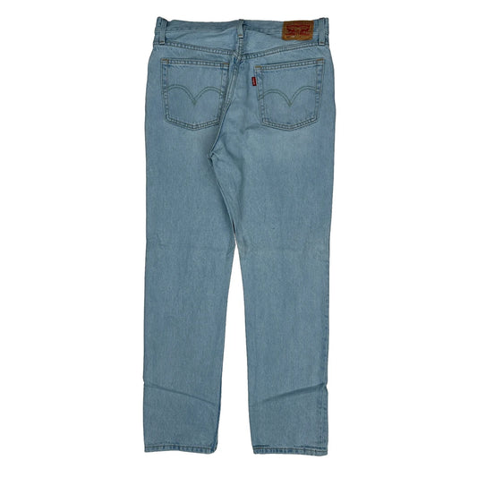 501 Levis Jeans - 29W UK 10 Light Wash Cotton