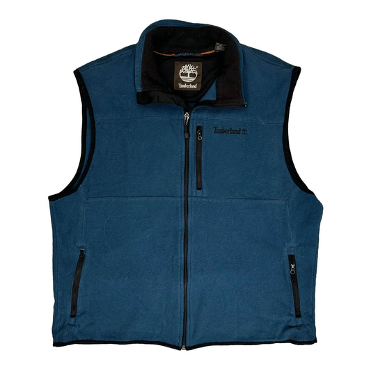 Timberland Gilet - Large Blue Polyester