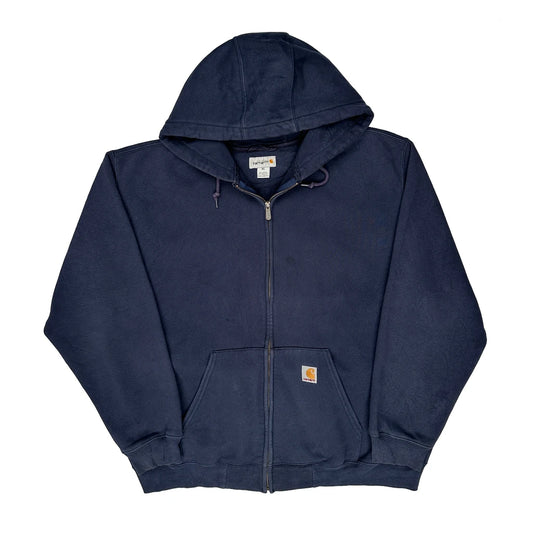 Carhartt Hoodie - XL Navy Cotton Blend