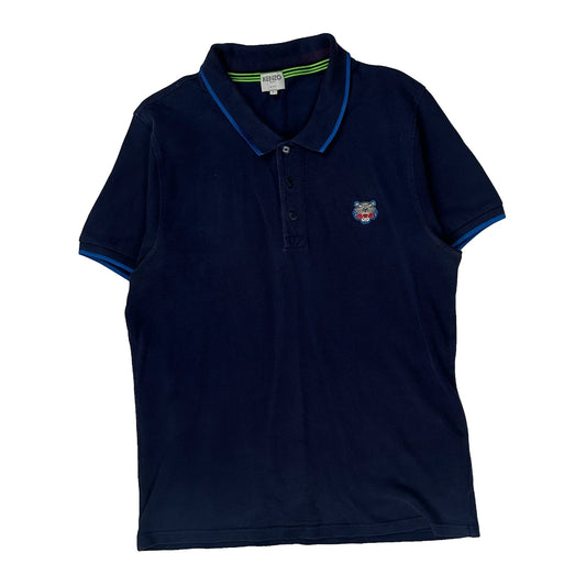 Kenzo Polo Shirt - Large Navy Cotton