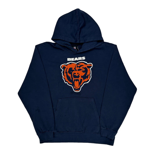 Chicago Bears Nfl Football Hoodie - Large Navy Cotton