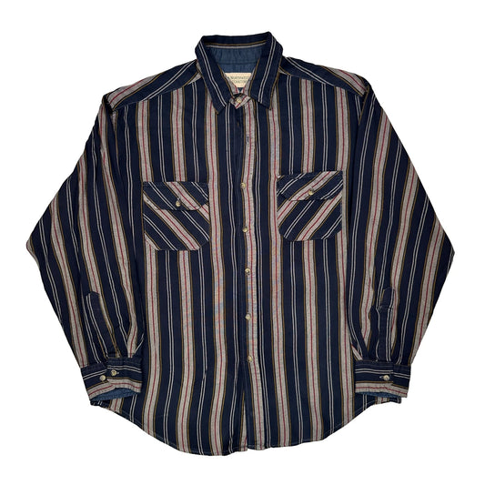 Northwest Striped Shirt - XL Navy Cotton