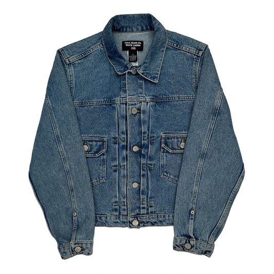 Polo By Ralph Lauren Denim Jacket - Small Blue Cotton