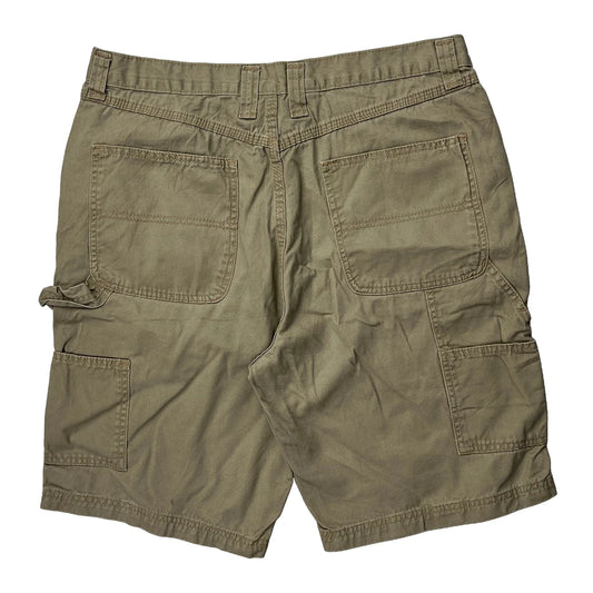 American Eagle Cargo Shorts - 33W 10L Beige Cotton