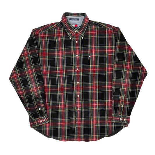 Tommy Hilfiger Checked Shirt - XL Multicoloured Cotton