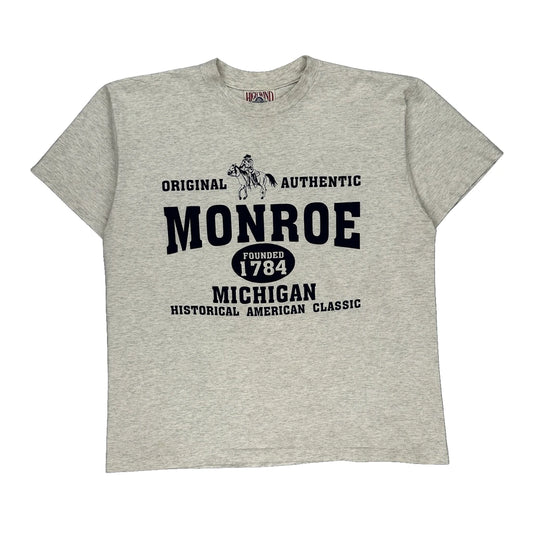 High Wind Single Stitch T-Shirt - XL Grey Cotton