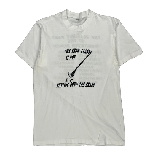 Woodwind Bunch Unbranded T-Shirt - Small White Cotton