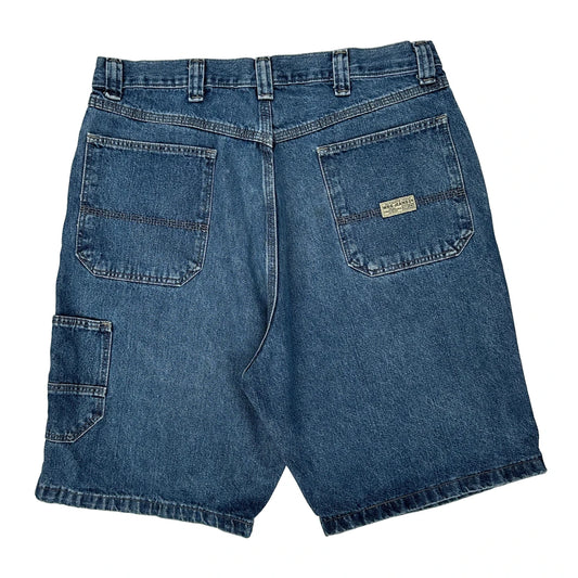 Wrangler Denim Shorts - 34W 9L Blue Denim
