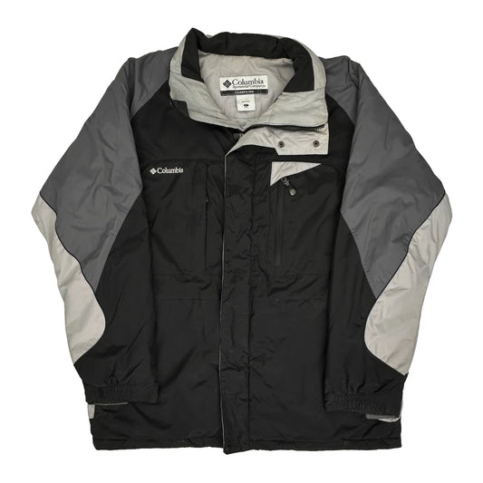 Columbia Ski Jacket - Large Black Polyester