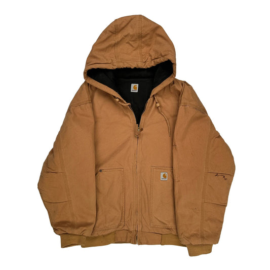 Workwear Carhartt Jacket - Large Brown Cotton