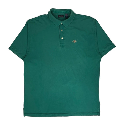 Gant Polo Shirt - XL Green Cotton