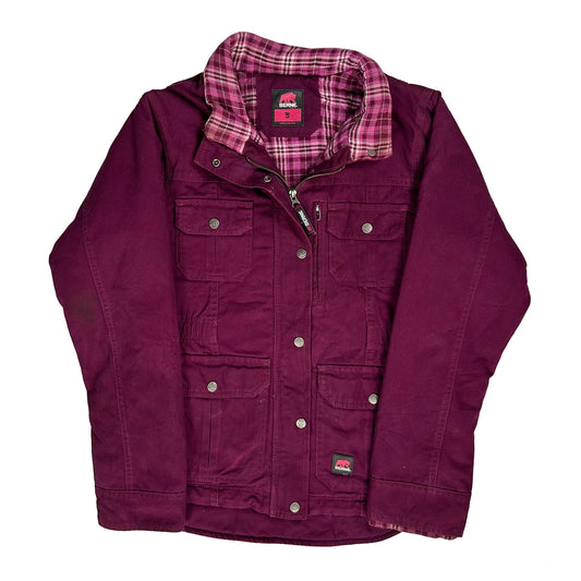 Berne Workwear Jacket - Small Purple Cotton