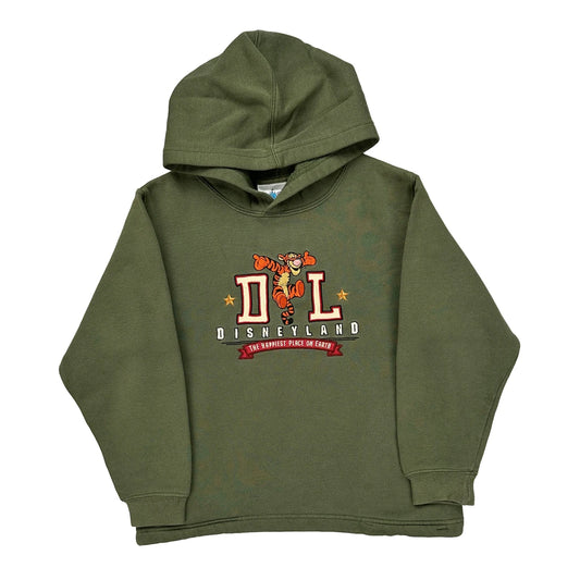 Age 8 Disney Hoodie - Medium Green Cotton