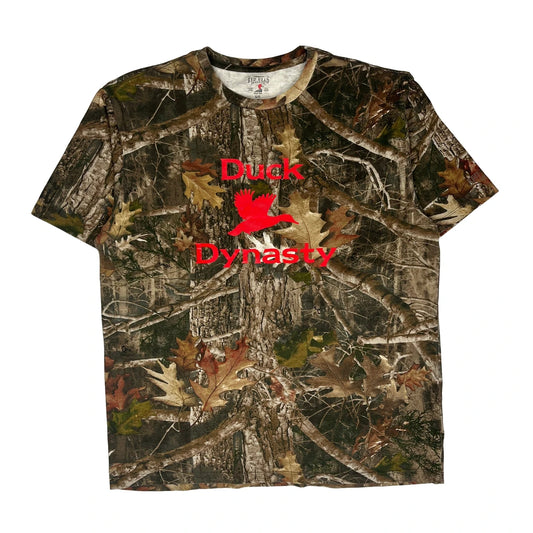 Duck Dynasty Red Head Camo T-Shirt - Large Camo Cotton